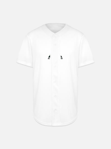 Astral Peaks Compass - Full Button Jersey - white