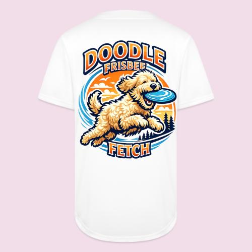 Doodle Frisbee Fetch | Goldendoodle Dog Lover - Full Button Jersey