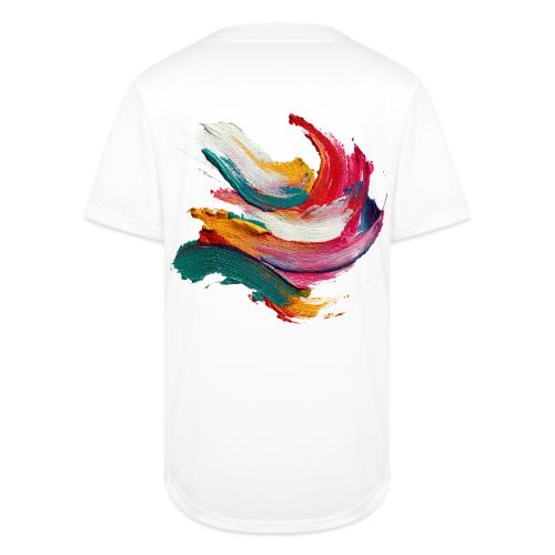 Colorful brushstrokes - Full Button Jersey
