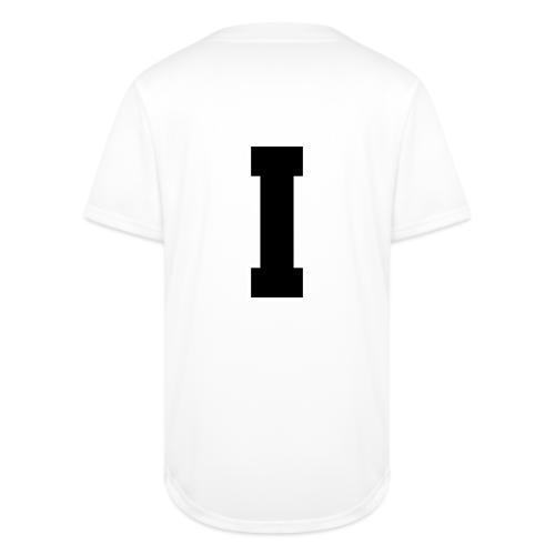 Varsity Letter I Collegiate Monogram - Full Button Jersey
