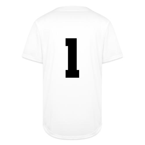 Varsity Number 1 Athletic Style - Full Button Jersey