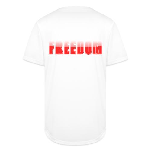 Freedom Typography Design - Full Button Jersey