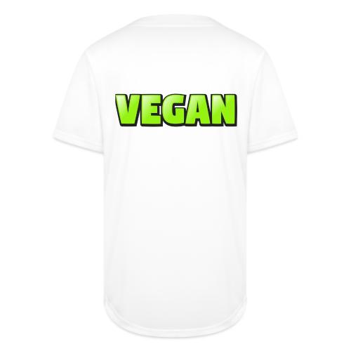Vegan Bold Green Typography Design - Full Button Jersey