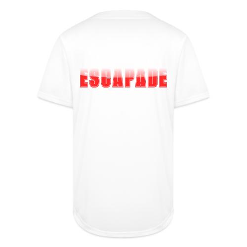 ESCAPADE Bold Typography Graphic Design - Full Button Jersey