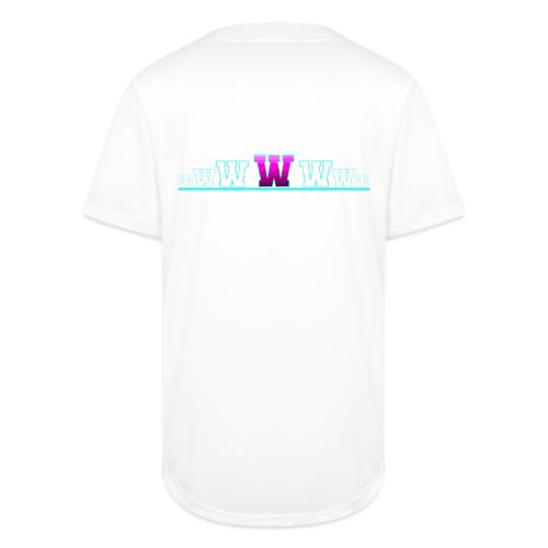 Letter W – Capital Varsity Alphabet Monogram - Full Button Jersey