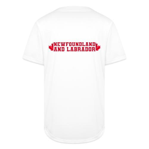 Newfoundland and Labrador with maple leaf - Full Button Jersey