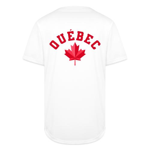 Quebec with maple leaf - Full Button Jersey