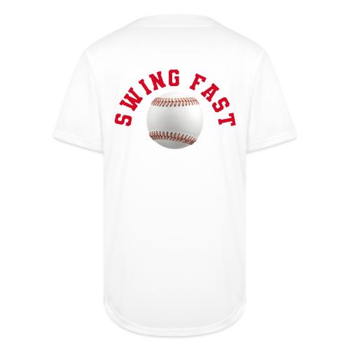 Baseball: Swing Fast Energy - Full Button Jersey