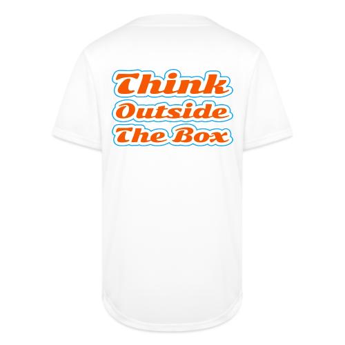 Think Outside the Box — Creative Mindset Script - Full Button Jersey