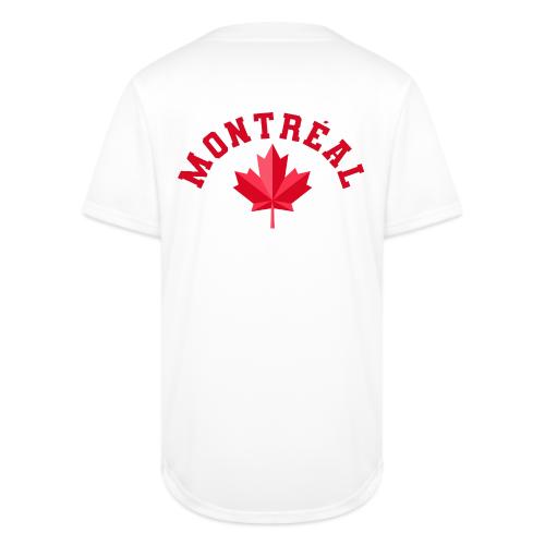 Montréal with maple leaf - Full Button Jersey