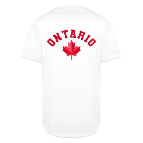 Ontario with maple leaf - Full Button Jersey