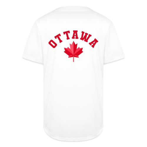 Ottawa with maple leaf - Full Button Jersey