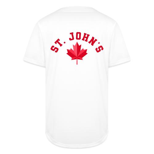 St. John's with maple leaf - Full Button Jersey