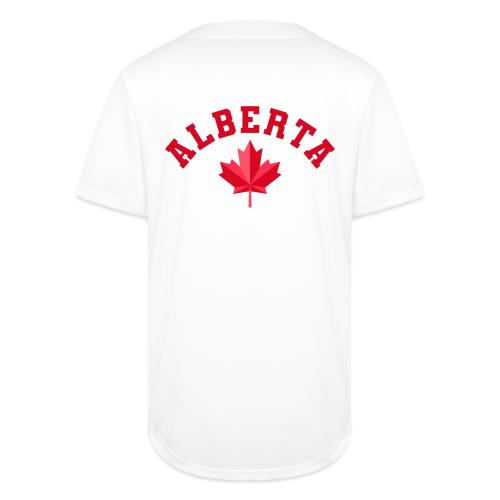 Alberta with maple leaf - Full Button Jersey