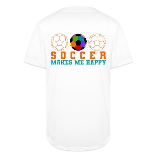 Soccer Makes Me Happy - Full Button Jersey