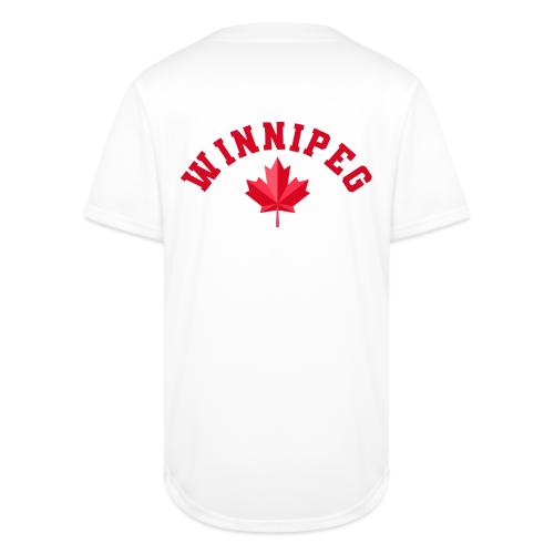 Winnipeg with maple leaf - Full Button Jersey