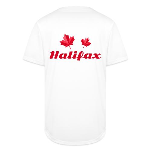 Halifax with two red maple leaves - Full Button Jersey