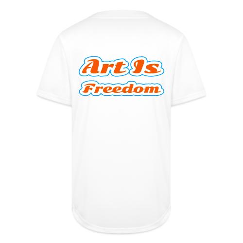 Art Is Freedom — Creative Expression Script - Full Button Jersey