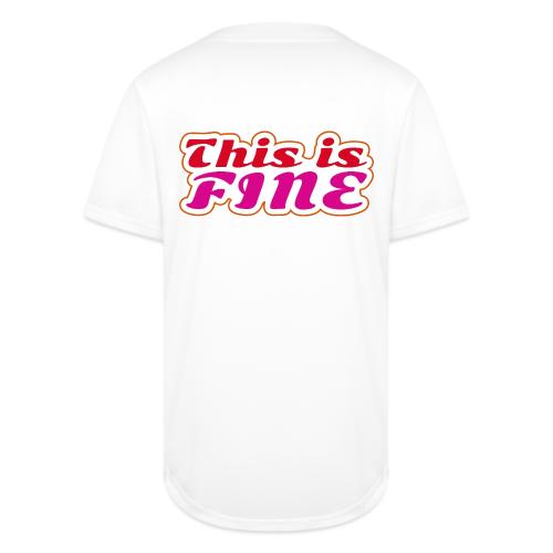 This Is Fine - Full Button Jersey
