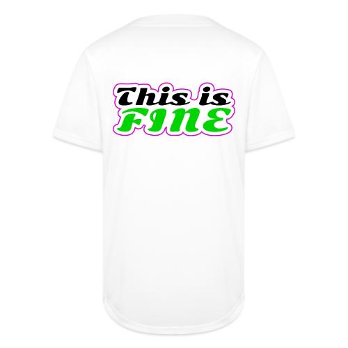 This Is Fine Balance - Full Button Jersey