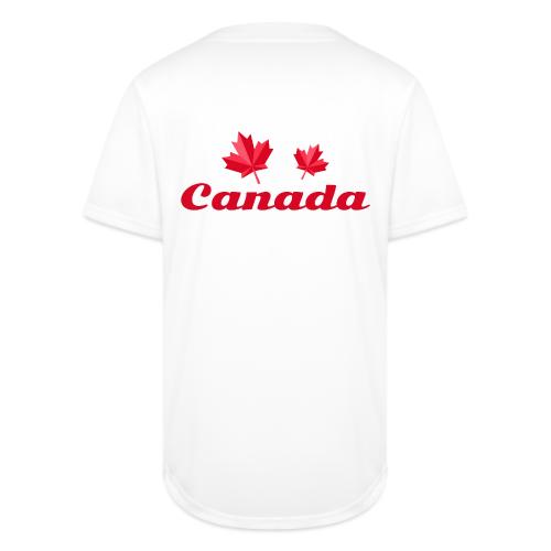 Canada with two maple leaves - Full Button Jersey