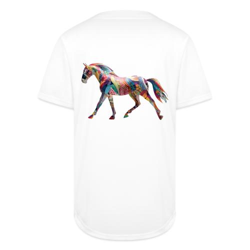 Colorful Abstract Horse Art Design - Full Button Jersey