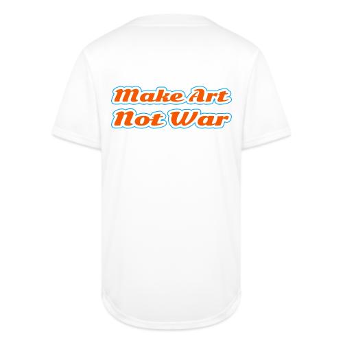 Make Art Not War — Peaceful Creativity Script - Full Button Jersey