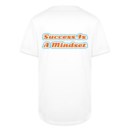Success Is a Mindset — Motivational Glow Script - Full Button Jersey