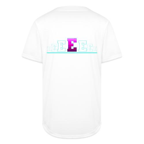 Letter E – Capital Varsity Alphabet Monogram - Full Button Jersey