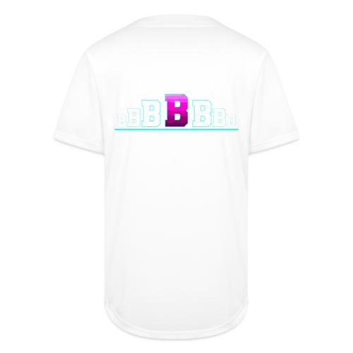 Letter B – Capital Varsity Alphabet Monogram - Full Button Jersey