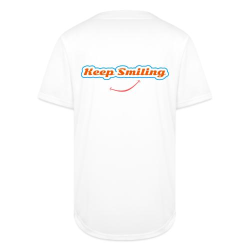 Keep Smiling Positive Vibes Graphic - Full Button Jersey