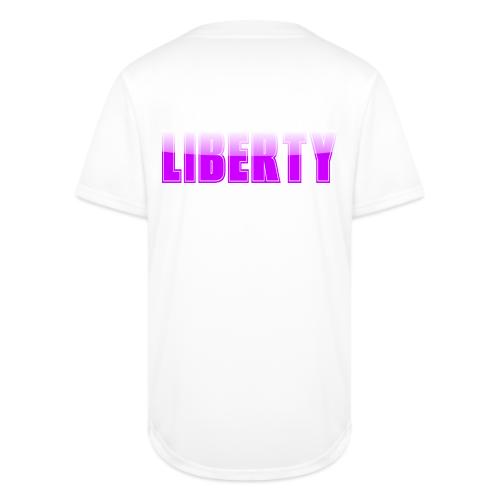 Liberty Typography Graphic Design - Full Button Jersey