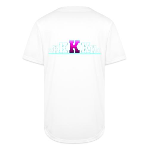 Letter K – Capital Varsity Alphabet Monogram - Full Button Jersey