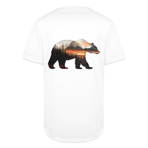 Canada Bear: fiery tones - Full Button Jersey