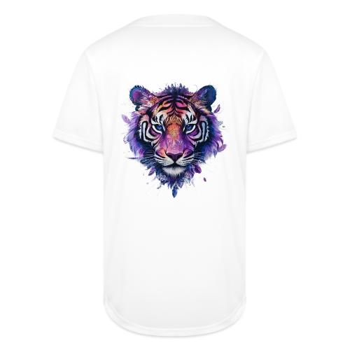 Mystic Violet Tiger - Full Button Jersey