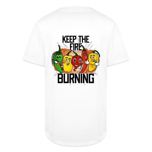 keep the fire burning - Full Button Jersey