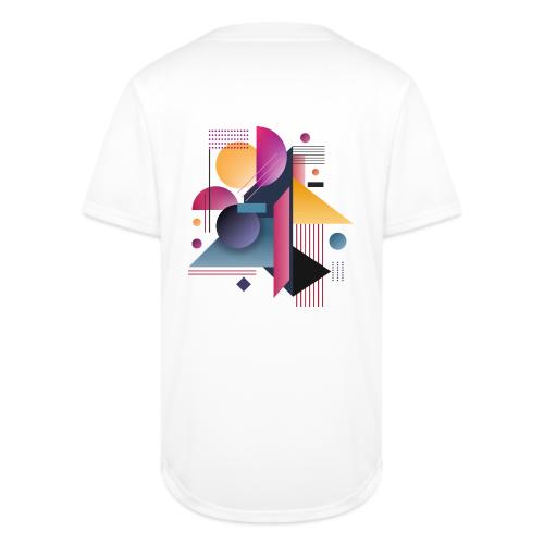 Color Pulse Geometry - Full Button Jersey