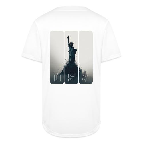 USA: Liberty Rising Over Manhattan - Full Button Jersey