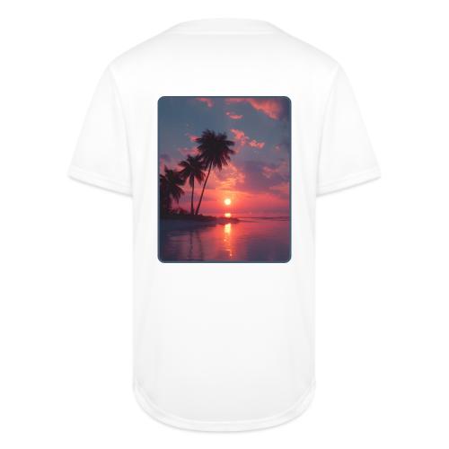 Tropical Sunset Ocean Reflection Design - Full Button Jersey
