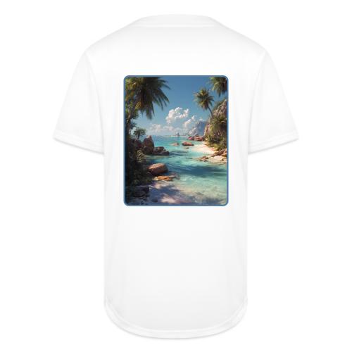Tropical Island Paradise Ocean Design - Full Button Jersey