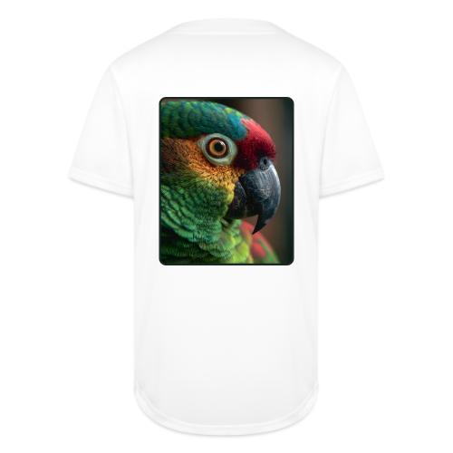 Colorful Parrot Close-Up Design - Full Button Jersey