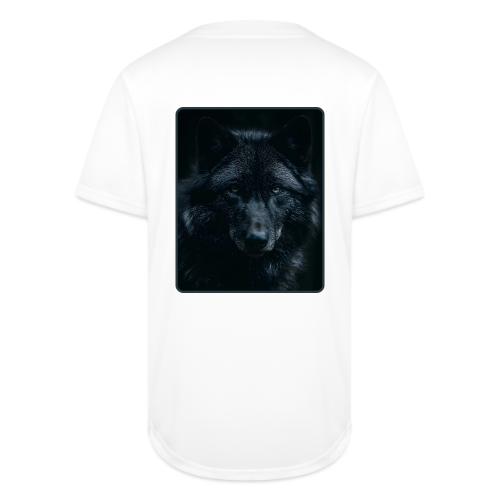 Black Wolf Intense Eyes Portrait Design - Full Button Jersey
