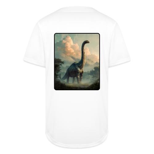 Brachiosaurus Prehistoric Scene Design - Full Button Jersey