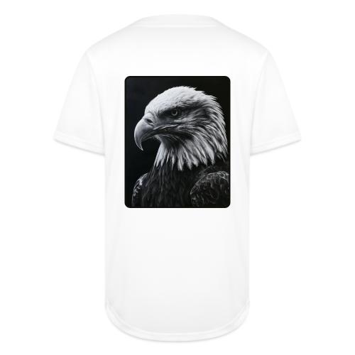 Black White Bald Eagle Design - Full Button Jersey