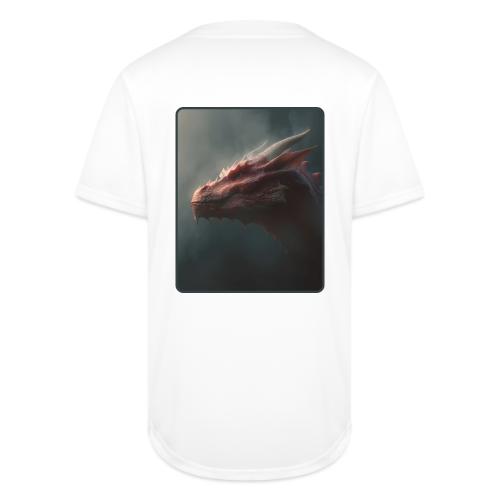 Red Dragon Fog Portrait Design - Full Button Jersey