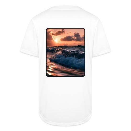 Golden Sunset Ocean Wave - Full Button Jersey