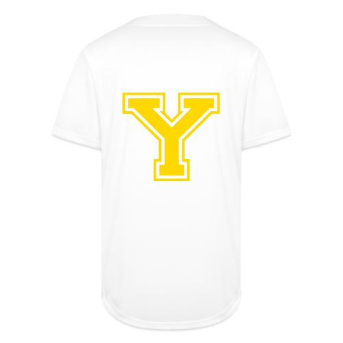 Letter Y – Capital Athletic Alphabet Monogram - Full Button Jersey