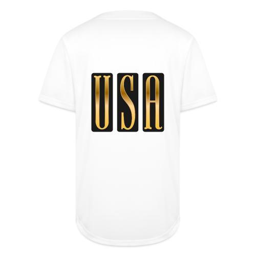 USA Gold Monolith - Full Button Jersey