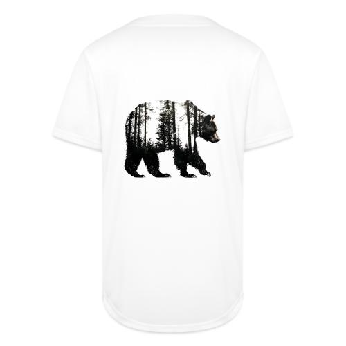 Evergreen Bear Silhouette - Full Button Jersey