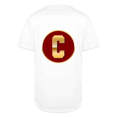 Letter C – Capital Varsity Alphabet Monogram - Full Button Jersey